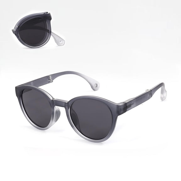 Frnrwgo Kids Foldable Polarized Sunglasses UV Protection Outdoor Girls Boys Sunscreen Glasses Ages 2-12