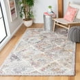thumbnail image 2 of SAFAVIEH Micro-Loop Hudson Medallion Area Rug, Grey/Ivory, 4' x 6', 2 of 7