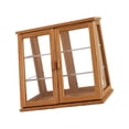thumbnail image 2 of 1:6 1:12 Dollhouse Bakery Display Case Model Countertop Scenes Craft Pastry Display Case Model for Layout Sand Table Building cherry wood B, 2 of 8