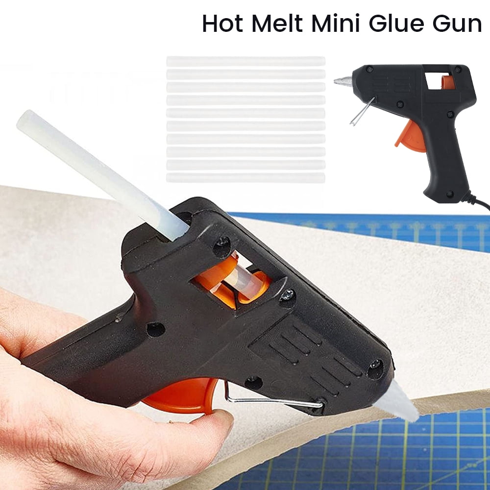 240v Glue Gun Hot Melt Electric Trigger DIY Adhesive Crafts Glitter Free Hobby 