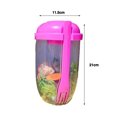 thumbnail image 6 of Sunjoy Tech Transparent Body Salad Cup with Lid Fork Large Capacity Breakfast Cup Office Students Fat Loss Slimming Portable Cup, 6 of 8