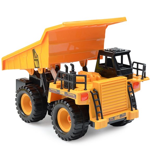 Bwiyojiz Rc Vehicles Toys 2.4G Remote Control Dump Truck Simulation Model of Engineering Vehicle Large Toy, Gifts for Family, Multicolor
