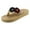 Blue, variant on VerPetridure Women's Sandals Casual Summer Women Weave Beach Breathable Sandals Home Slipper Flowers Flip-Flops Flat Shoes