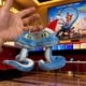 thumbnail image 4 of Plush Snake Toy Blue White Flexible Huggable Decor Unique Gift R7W1, 4 of 5
