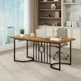thumbnail image 2 of Gymax 71'' Large Dining Table for 6-8 People Rectangular Kitchen Table Dinette Table, 2 of 10