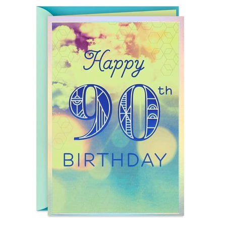 Hallmark 90th Birthday Card (Our Smiles Shine Brighter Because of You)