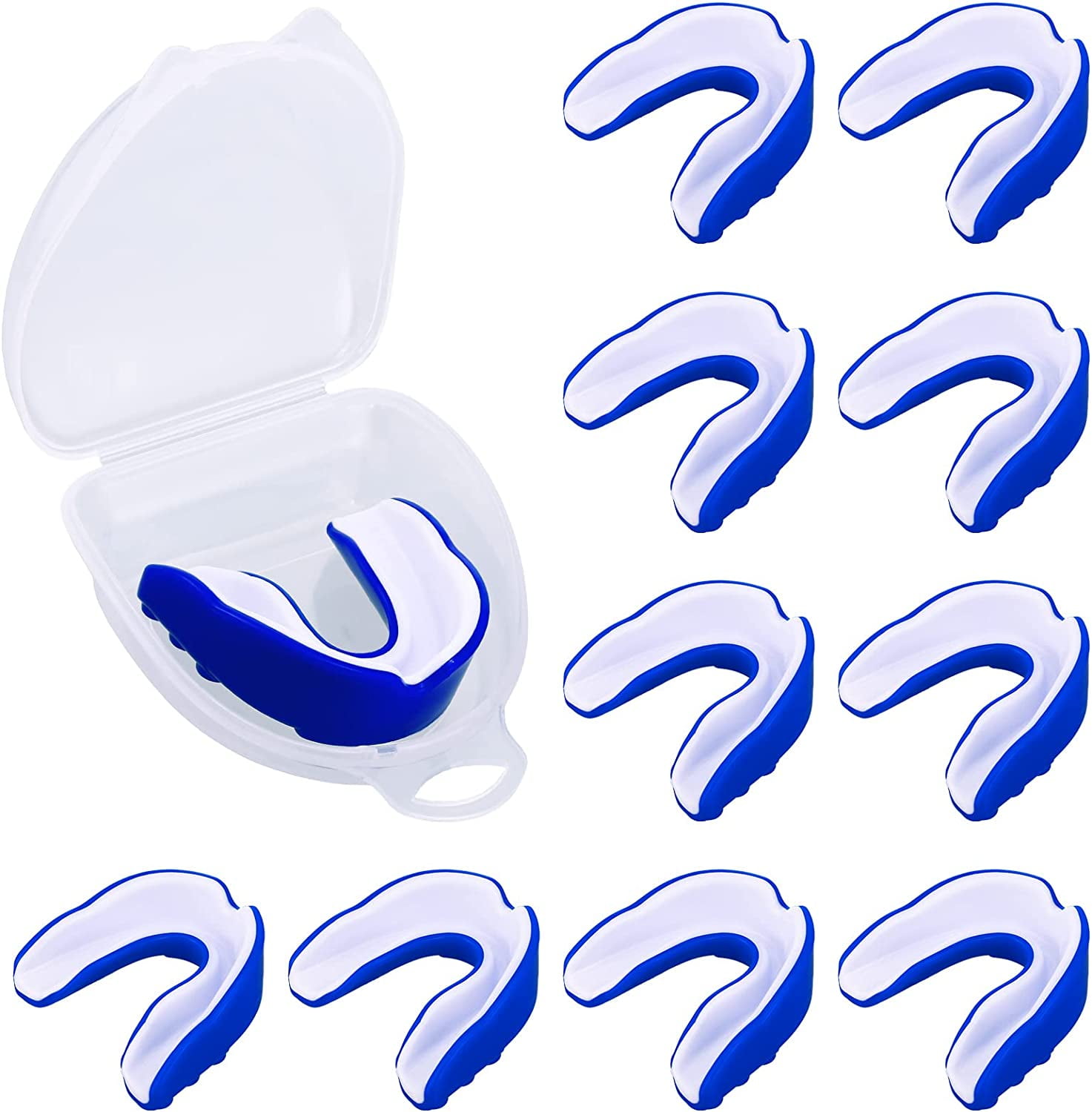 10 Pieces Sport Mouth Guards Mouthguard Gum Guard Teeth Armor Game