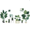 thumbnail image 6 of Efavormart Green Tropical Potted Plants/Planters Wall Decals, Peel & Stick Decor Stickers, 6 of 7