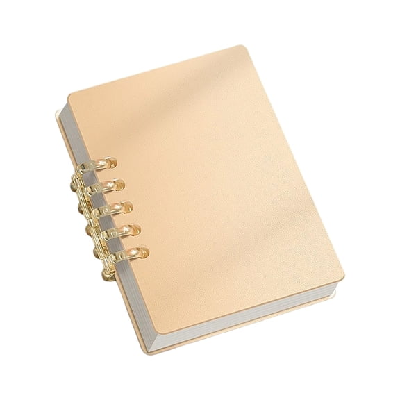 A7 Mini Portable Loose-leaf Notebook, Pocket Size Refillable Binder Journal, For Travel Office School Stationery Supplies