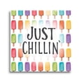 thumbnail image 1 of Just Chillin' Colorful Ice Pops 12 x 12 Glass Wall Hanging Sign, 1 of 4
