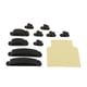 thumbnail image 2 of 10 Sets Cables Cables Cordones Clips De Gestión Wall Desktop Clip Organizador negro, 2 of 9