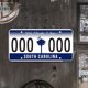 thumbnail image 2 of Placa Metal Carolina Del Sur Señal Pintura Hierro Rectangular 30x15 Cm, 2 of 8