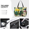 thumbnail image 3 of Fuzoiu Tropical Floral Jungle Print Waterproof Beach Tote Bag for Women Girls with Zipper,Sandproof Pool Swim Bag,Large Capacity Beach Travel Bag for Pool Swim Travel Everyday, 3 of 7