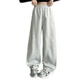 thumbnail image 2 of Sweat Pants for Girls Baggy Sweatpants Girls Pants for Girls Casual Jogger Athletic Sweatpants for Everyday Wear Comfortable Loose Fit for Outdoor Play Spring Fall Winter Sports Fashion, 2 of 10