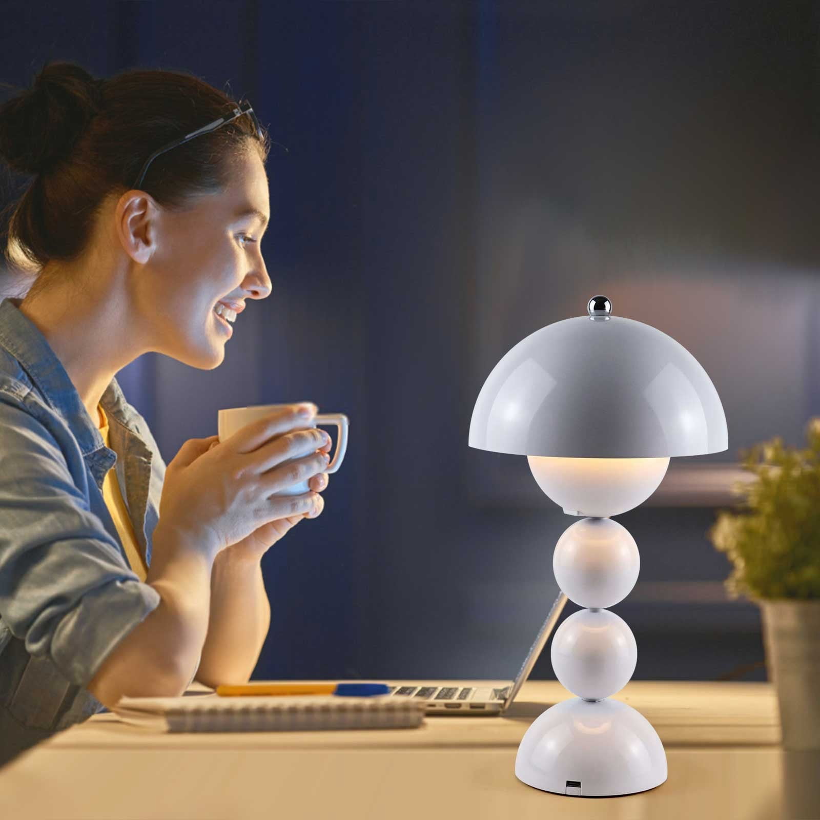 Camnix Night Light, Dimmable Touch Lamp for Bedroom, Portable Table Bedside Lamp,Night Lights for Baby Nursery Bathroom