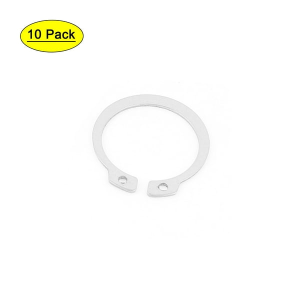 10pcs 304 Stainless Steel External Circlip Retaining Shaft Snap Rings 30mm