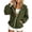 Army Green, variant on Bigetiay Girls Letter Print Zip Up Hoodie Long Sleeve Warm Winter Casual Light Jacket for Fall Girls Clothes 11-13 Years