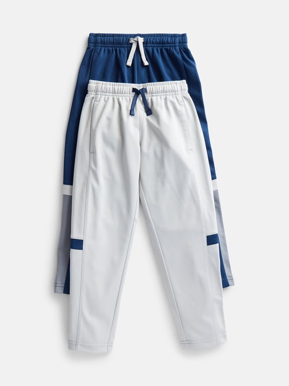 Boys Active Training Pants, 2-Pack, Sizes 4-18 & Husky