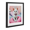 thumbnail image 3 of Stupell Industries Diamonds & Cuddles Kitten Black Framed Print Under Glass design by Tabz Jones, 13 x 13, 3 of 10