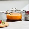 thumbnail image 2 of STP GOODS Heat-Resistant Glass Stockpot with Glass Lid 2.7 Qt (2.5 L) Borosilicate Glass Cooking Pot with Lid Kitchen Pot Cookware Stock Pot Soup Pot, Clear, 2 of 6