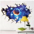 thumbnail image 4 of Calcomanía de pared del sistema solar Art Smashed 3D Graphic Outer Space Planets Wall Sticker Mural Poster Kids Room Playroom Decor Gift (35.4"W x 26.6"inches) JAMW Sencillez, 4 of 5