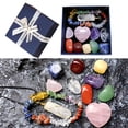 thumbnail image 4 of Colgante De Cristal Juego de colgantes con soporte de piedra de cristal hexagonal de 7 chakras adornos para el hogar de amatista Sywqhk Libre de BPA, 4 of 9
