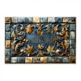 thumbnail image 3 of Modern 3D Floral Print Doormat Set High Absorbency Bath Rug Entryway Carpet Stylish Indoor Floor Mat for Bathrooms and Front Doors, 3 of 4
