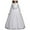 White, variant on Akiihool Girls Sequin Dress Flowers Girls Tulle Lace Princess Pageant Festival Prom Dance Formal Evening Maxi Dresses(Pink,8-10 Years)
