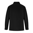 thumbnail image 6 of IROINNID Plain Long Sleeve Shirts for Men Loose Solid Button Button Down Shirt Blouse Tops ,Black, 6 of 8