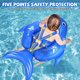 thumbnail image 3 of Flotador de piscina para bebés inflable mejorado con UPF50 + dosel desmontable y soporte inferior seguro, adecuado para bebés de 3 a 72 meses de edad, anillo de natación, accesorios de juguetes a, 3 of 5