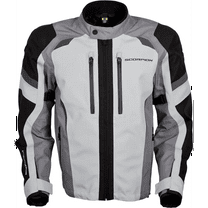 Scorpion Optima Mens Motorcycle Jacket Gray 2XL