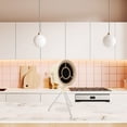 thumbnail image 4 of Raindrops 1Set Desktop Cooker Hood Plated Silver Portable Exhaust Fan for Kitchen Oil Removal, 4 of 7
