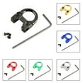 thumbnail image 2 of Metal D Loop Compound Bow Release D Ring Archery Bowstring Arrow Nock Metal D Loop Compound Bow Hunting Aluminum Alloy, 2 of 12