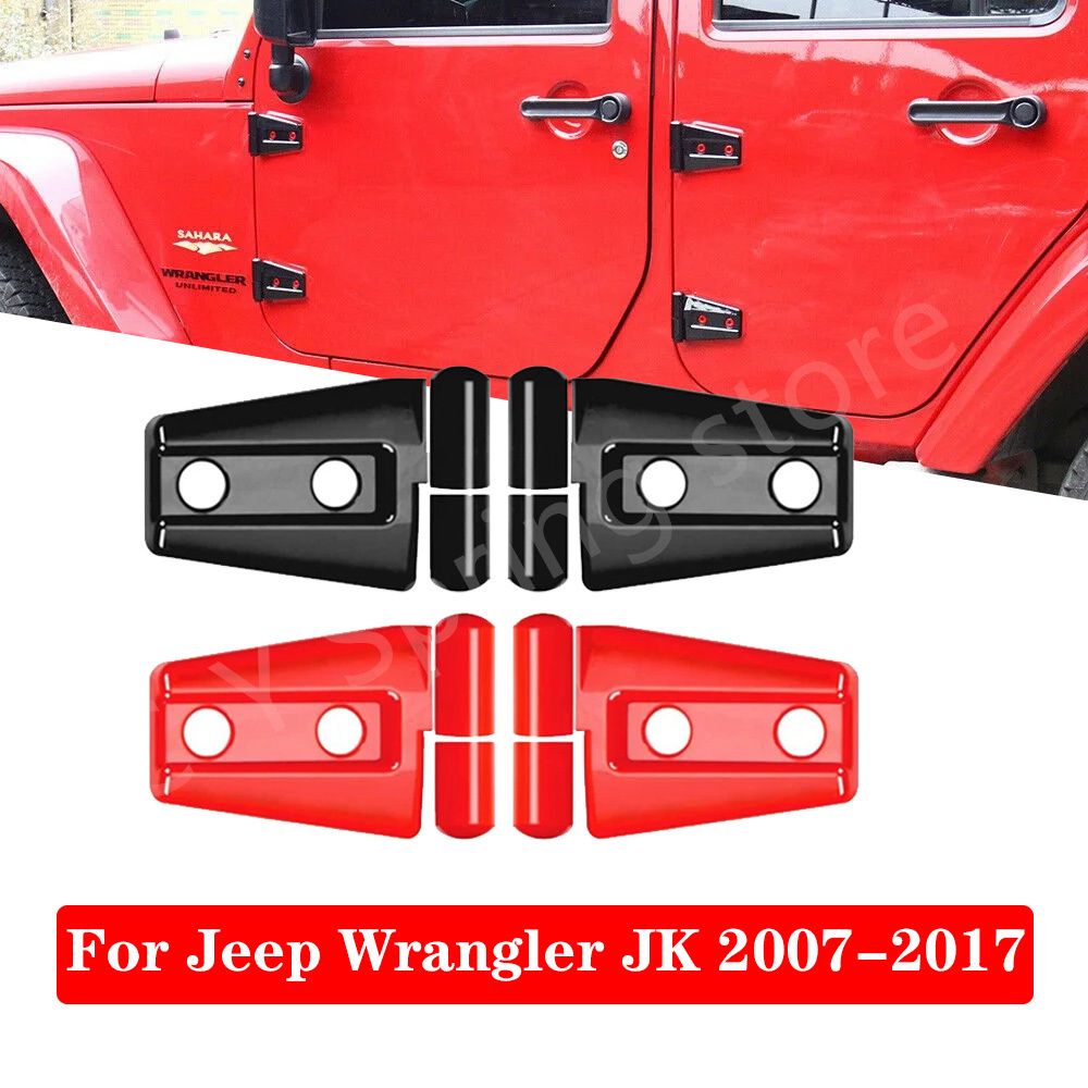 Car Engine Hood Hinge Decorative Cover for Jeep Wrangler JK 2007-2017 Car Accessories Fantastic ABS Door Hinge