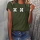 thumbnail image 2 of Camisetas con estampado de letras y cuello redondo de verano para mujer, blusas femeninas cómodas y elegantes, Tops OAVQHLG3B Store  lin121212, 2 of 5