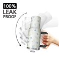thumbnail image 3 of 40oz Pioneer Flower Floral Print Pattern Insulated Tumbler with Handle, BPA-Free Leak Proof Lid and Straws, Double Wall Vacuum, Hot 12h/Cold 34h, 3 of 6