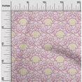 thumbnail image 1 of oneOone Cotton Silk Dusty Pink Fabric Floral Mandala Quilting Supplies Print Sewing Fabric By The Yard 42 Inch Wide, 1 of 4
