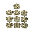 thumbnail image 3 of Crown Embroidered Patch, Cartoon Crown DIY Big Crown Embroidered Patch Cotton Material  For Hats For Pants For Handbags, 3 of 8