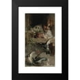 thumbnail image 2 of Virgilio Ripari 15x24 Black Modern Framed Museum Art Print Titled - Pigeons at the Window, 2 of 5
