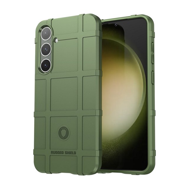 For Samsung Galaxy S24 + S23 Ultra S22 S21 FE S21 + S20 Plus S20 FE S10 Note 20 Ultra Rugged shield cover Rubber Case Green For S10 Lite