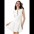 thumbnail image 1 of Vestido Mini Sin Mangas de Corte A para Mujer, de Verano, con Lazo, para Fiesta en Club, con Cremallera Corta S, 1 of 10