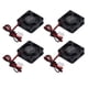 thumbnail image 4 of 4 Uds. Ventilador De Refrigerador De 2 Pines Mini DC Con Bajo Ruido, 24DBA Que Funciona Para La Extrusora De Impresora 3D Hot End V6 V5 CPU, 4 of 7