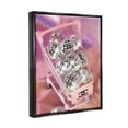 thumbnail image 3 of Stupell Industries Glam Disco Balls in Cart Beauty & Fashion Painting Black Floater Framed Art Print Wall Art, 17 x 21, 3 of 9