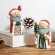 thumbnail image 3 of Figurita de resina de Papá Noel y muñeco de nieve Decoración navideña de mesa para el escritorio de la oficina en casa Regalo festivo para las fiestas, 3 of 7