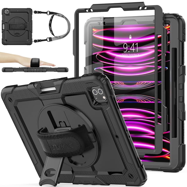 Funda SEYMAC de serie para iPad Pro 12,9", 2018, con accesorios