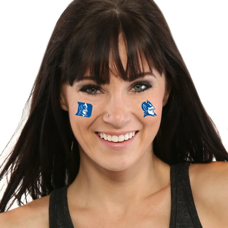 Duke Blue Devils Peel & Stick 4-Pack Waterless Tattoos - No (Best Tattoos To Cover Other Tattoos)