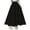 Black, variant on yillto Womens Maxi Skirts Elastic Waist A Lined Tiered Flowy Summer Boho Casual Pleated Long Skirt