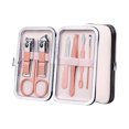 thumbnail image 1 of 2 Pack Nail Grooming Kit Manicure Mini Travel Items Small Nail Files for Toes Set Travel Accessories Nail Rough Enough Pouch Kitty Nail Trimmers Care Tools for Men Fingernail Files for Little Toes, 1 of 8