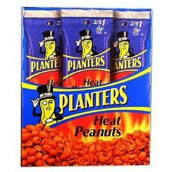 PLANTERS 2/$1 HEAT PEANUTS 1.75 oz Each ( 18 in a Pack )