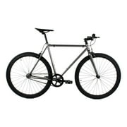 Golden Cycles Single Speed Fixie Bike – Lightweight Steel Frame, Flip-Flop Hub, 700c Wheels, Multiple Sizes & Deep V Rims (Asphalt, 45)